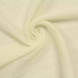 Polyester Viscose Blend Chunky Knit Fabric, 170 gsm, 158 cm — Beige