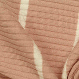 Pink Vertical-Stripe Rib Knit, Cotton-Viscose — texture
