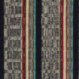 Navy Vertical-Stripe Rib Knit, Poly-Viscose