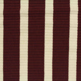 Burgundy Vertical-Stripe Rib Knit, Poly-Viscose