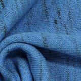 Blue Marl French Terry, Cotton — texture