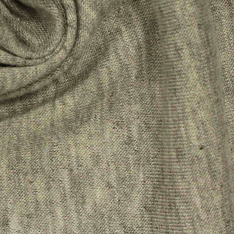 Light Grey Marl Jersey Knit, Poly-Viscose, 87 gsm