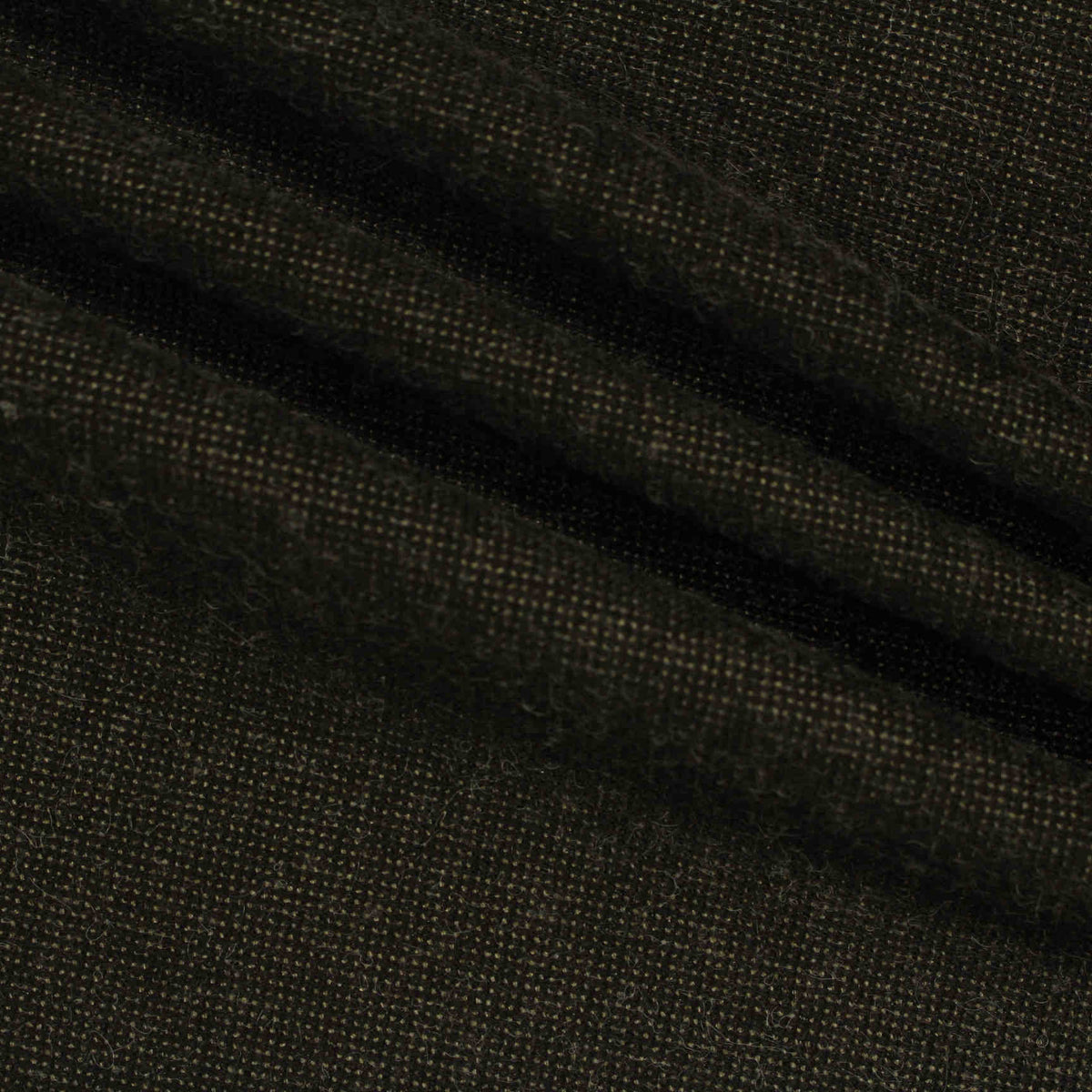 Dark Green Heathered-Marl Chunky Knit, Acrylic-Poly