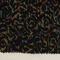 Black Abstract Jacquard, Polyester, 300 gsm