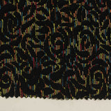 Black Abstract Jacquard, Polyester
