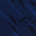Blue Diagonal-Line Jacquard, Poly-Viscose