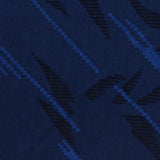 Blue Diagonal-Line Jacquard, Poly-Viscose