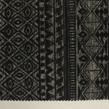 Black Geometric-Diamond Chunky Knit, Polyester