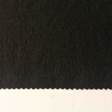 Jacquard Polyester Stretch Linen-Look Fabric, 230 gsm, 155 cm — Black