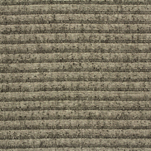 Orange Marled-Stripe Rib Knit, Viscose-Poly