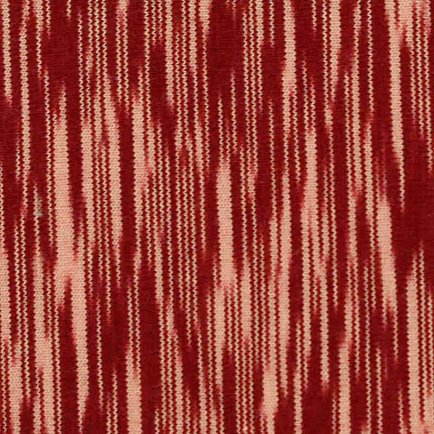 Dark Red Abstract Jersey Knit, Cotton