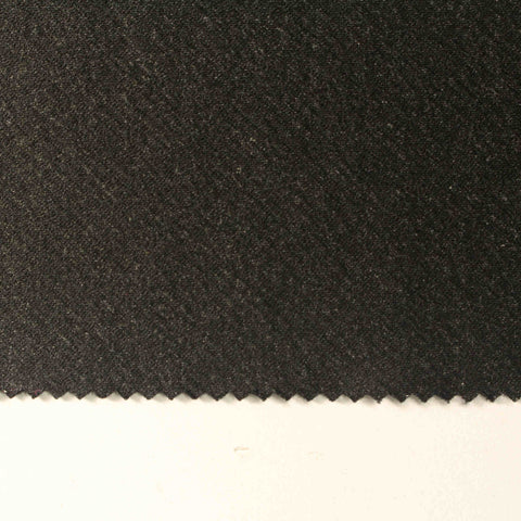 Dark Grey Marl Ponte Knit, Viscose-Nylon, 400 gsm, 154 cm