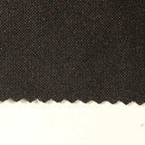 Nylon Viscose Stretch Ponte Knit Fabric, 430 gsm, 160 cm — Black — texture