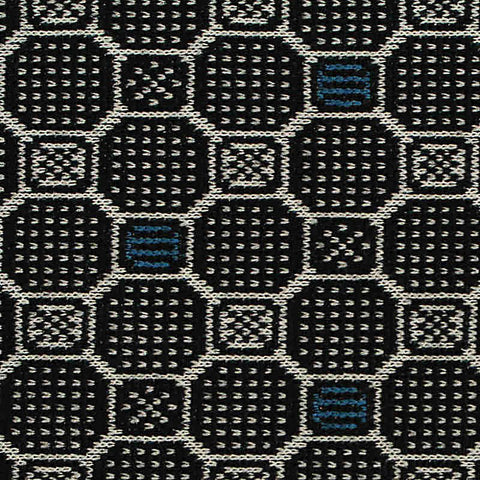 Black Squares Jacquard, Viscose-Poly