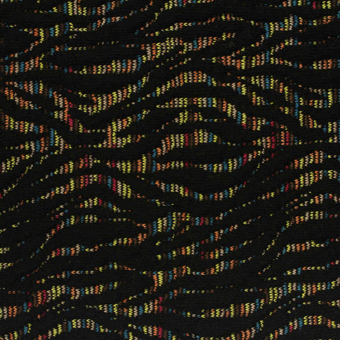 Black Zebra Jacquard, Polyester, 285 gsm