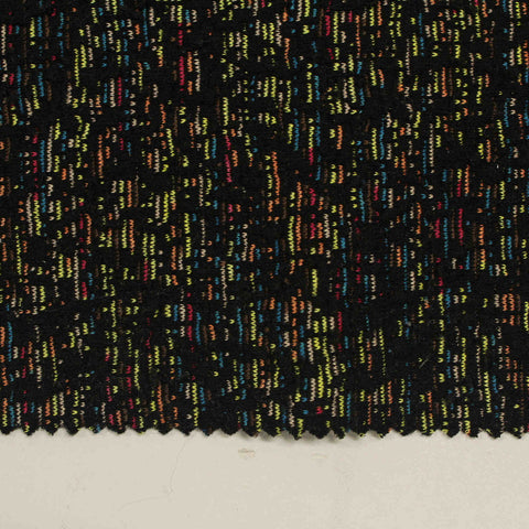 Black Marl Jacquard, Polyester, 285 gsm