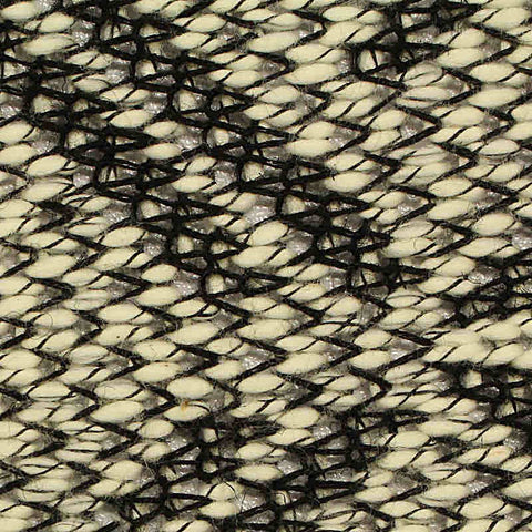 Black Marl Chunky Knit, Cotton-Poly, 385 gsm