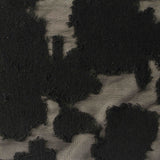 Animal Print Polyester Cotton Stretch Knit Fabric, 130 gsm, 150 cm — Black
