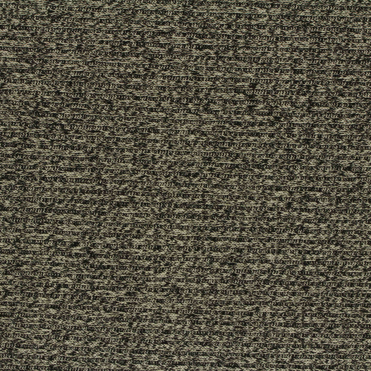 Black Marl Rib Knit, Polyester, 305 gsm