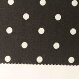 White Dots Linen-Look, Polyester