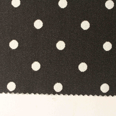 White Dots Linen-Look, Polyester, 215 gsm