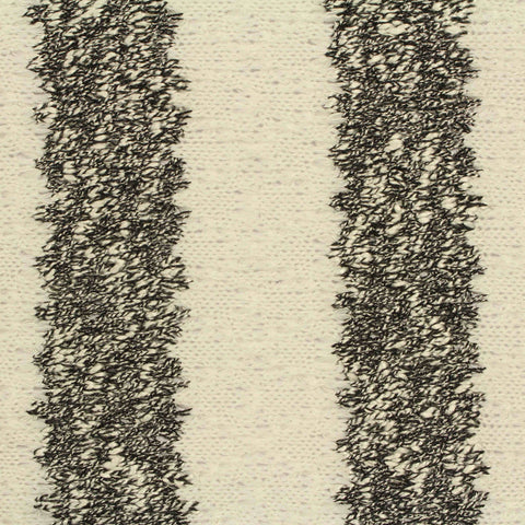 Black Vertical-Stripe Jacquard, Poly-Viscose, 275 gsm