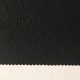 Black Tone-on-Tone Pointelle Knit, Polyester
