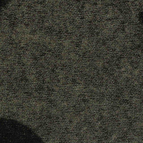 Dark Green Bold-Camo Chunky Knit, Viscose-Poly