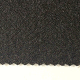 Jacquard Viscose Nylon Blend Knit Fabric, 390 gsm, 160 cm — Black — texture