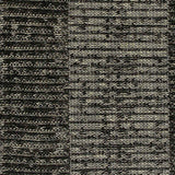 Black Textured-Check Rib Knit, Poly-Viscose — texture