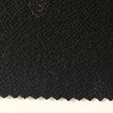 Black Tone-on-Tone Paisley Jacquard, Viscose-Nylon — texture