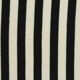 Black Vertical-Stripe Jersey Knit, Cotton