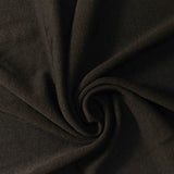 100% Viscose Interlock Knit Fabric, 220 gsm, 185 cm — Black
