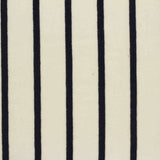 Black Vertical-Stripe Jersey Knit, Cotton