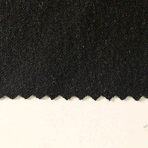 Jacquard Viscose Nylon Blend Stretch Knit Fabric, 420 gsm, 160 cm — Black, ref EF-207158