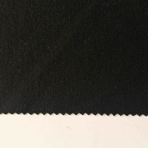 Jacquard Viscose Nylon Blend Stretch Knit Fabric, 420 gsm, 160 cm — Black, ref EF-207158
