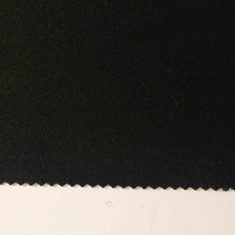 Viscose Nylon Stretch Knit Fabric, 440 gsm, 155 cm — Black