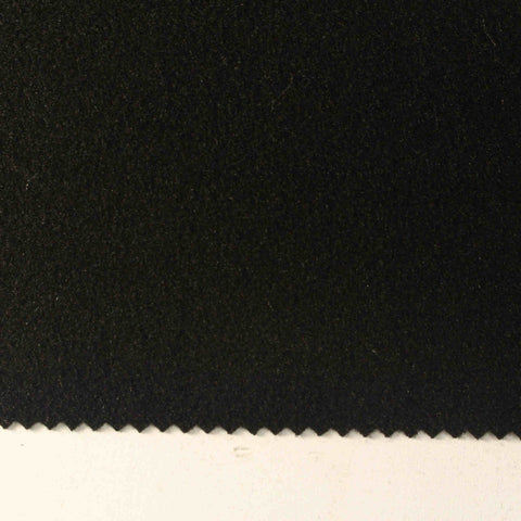 Viscose Nylon Stretch Knit Fabric, 470 gsm, 160 cm — Black