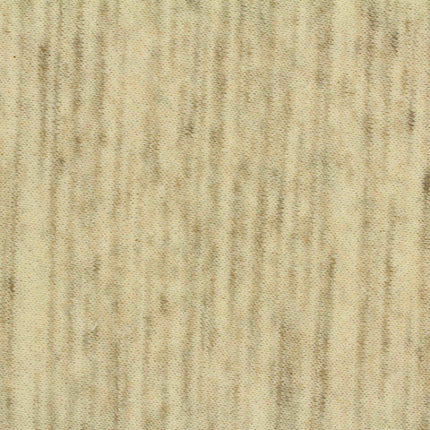 Light Beige Heathered-Marl French Terry, Cotton-Poly
