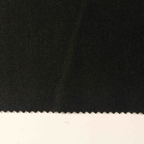 Viscose Polyester Stretch Knit Fabric, 460 gsm, 152 cm — Black