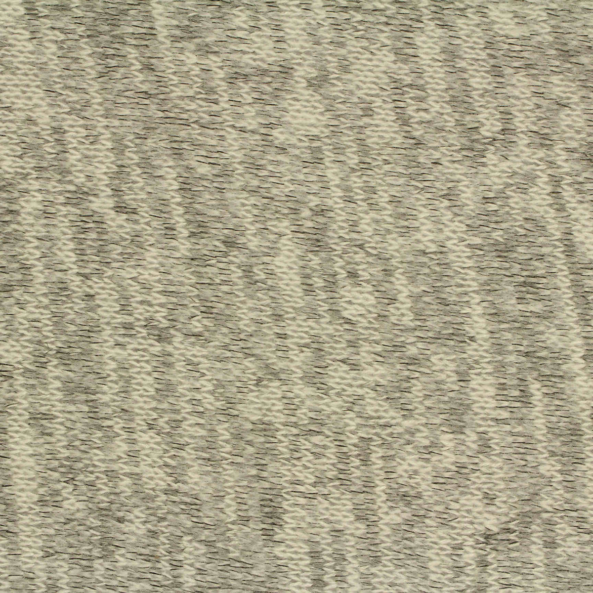 Marled Grey Vertical-Stripe Chunky Knit, Acrylic