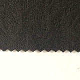 Jacquard Viscose Nylon Blend Stretch Knit Fabric, 420 gsm, 160 cm — Black — texture