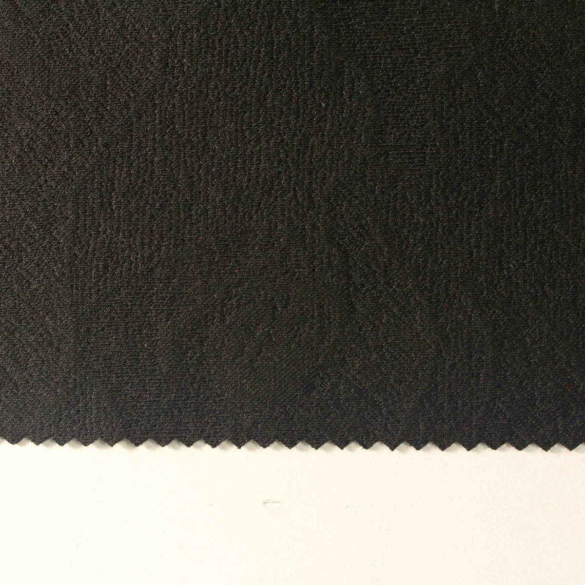 Jacquard Viscose Nylon Blend Stretch Knit Fabric, 420 gsm, 160 cm — Black, ref EF-207172