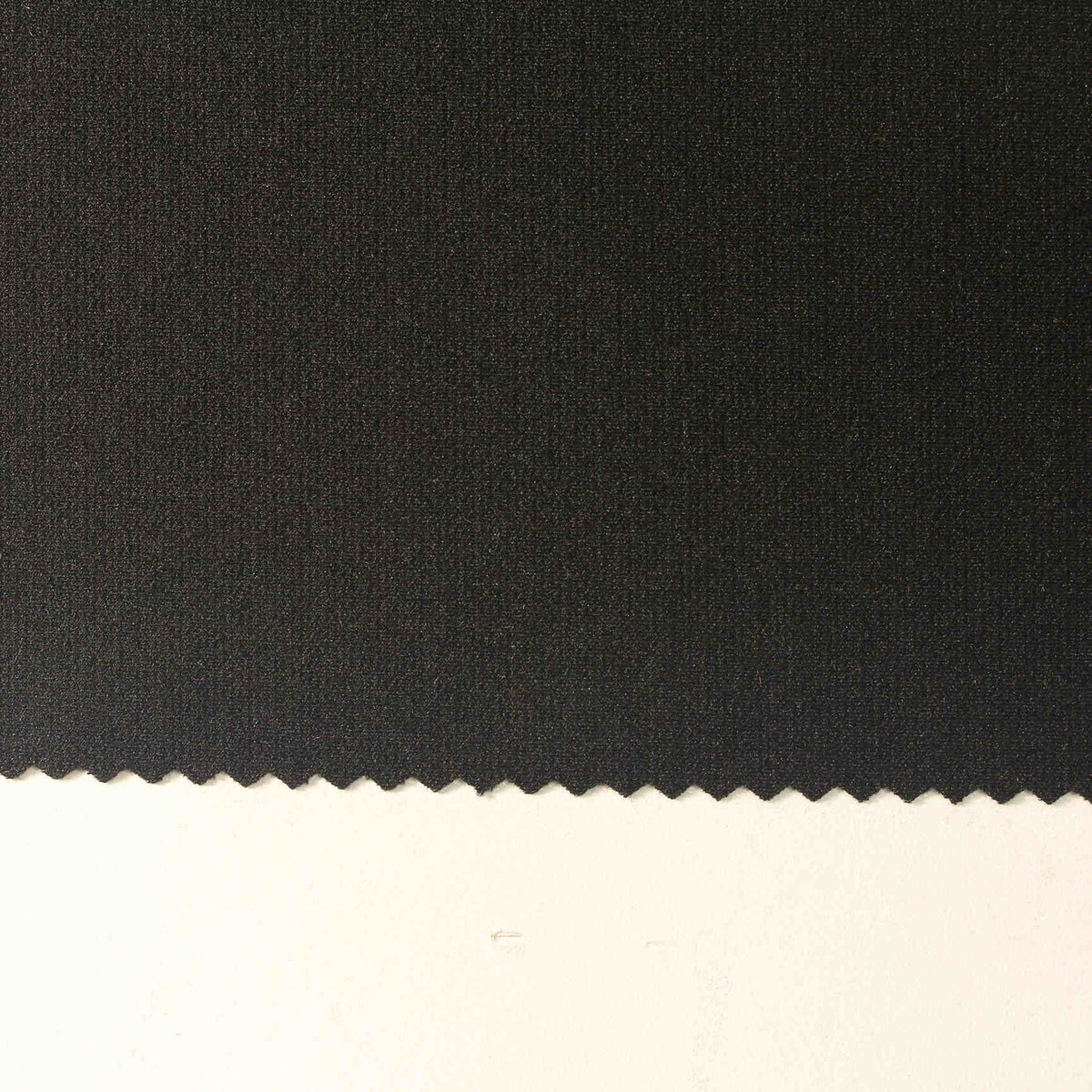 Viscose Nylon Stretch Knit Fabric, 260 gsm, 150 cm — Black