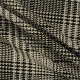 Black Houndstooth Jacquard, Polyester