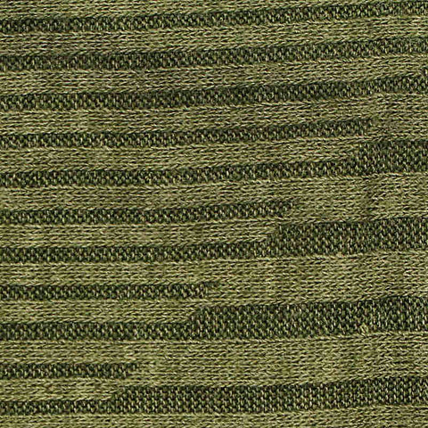 Olive Horizontal-Stripe Rib Knit, Polyester