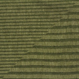 Olive Horizontal-Stripe Rib Knit, Polyester