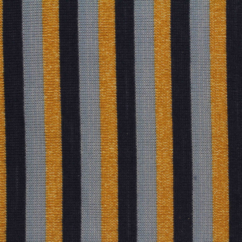 Dark Blue Vertical-Stripe Chunky Knit, Polyester