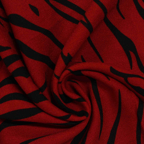 Black Tiger Linen-Look, Polyester
