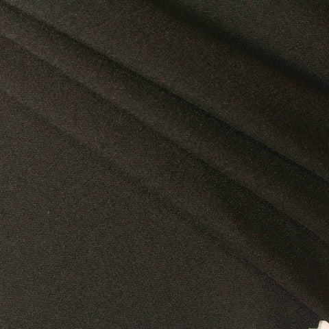 Polyester Viscose Woven Fabric, 190 gsm, 148 cm — Black